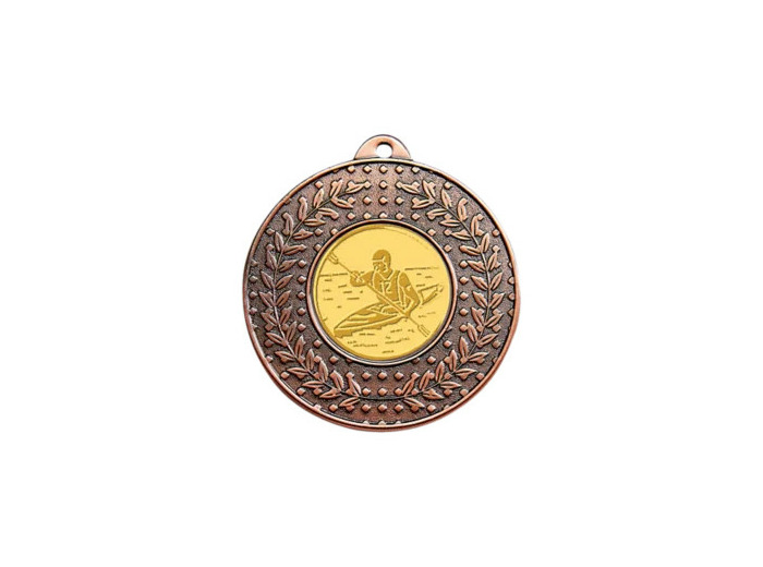 Medaille porte-centre fer bronze 50mm