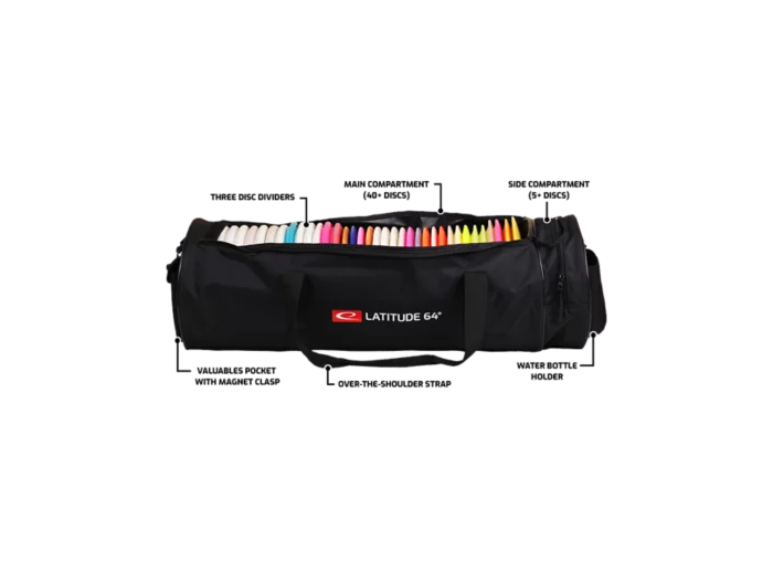 Sac tubulaire pour 55 frisbees
