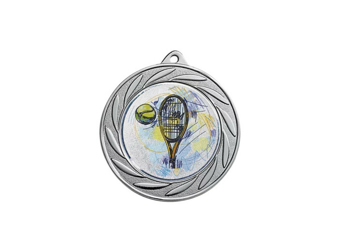 Medaille porte-centre fer argent d 70mm