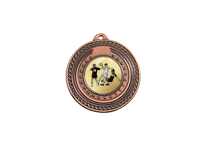 Medaille porte-centre fer bronze 50mm