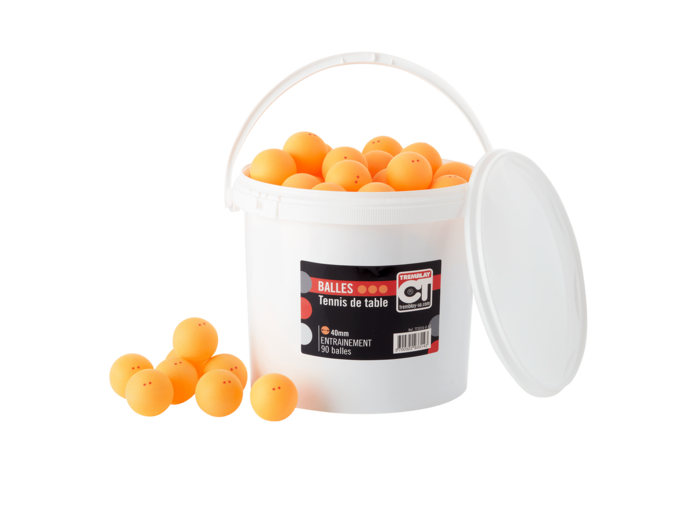 Sachet de 90 balles de tennis de table