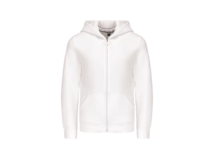 Sweat capuche zippe