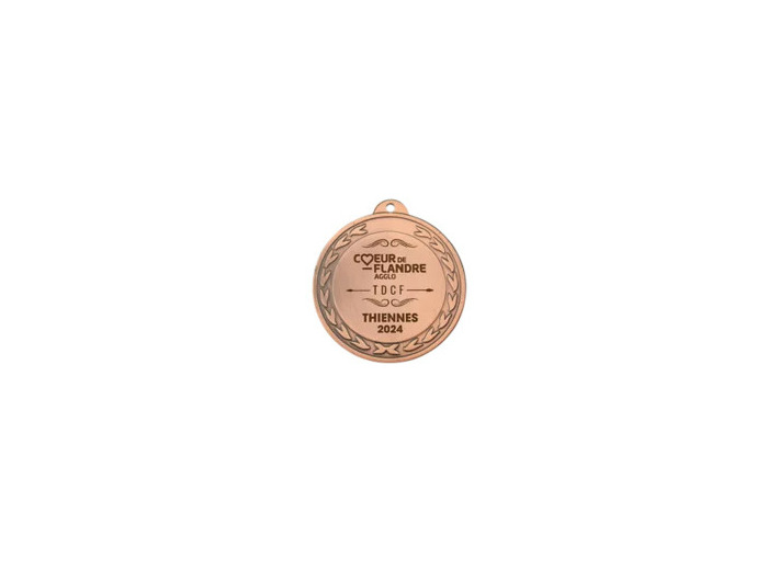 Med personnalisable bronze d 70mm
