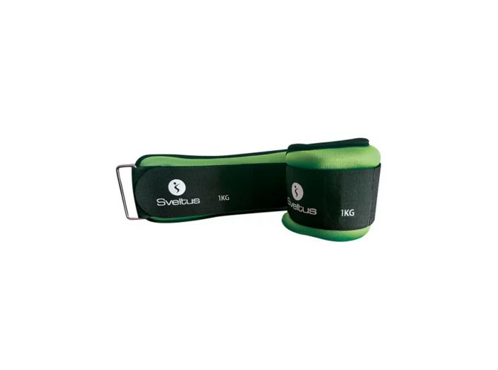 Lot de 2 bracelets lestés lycra® 1 kg