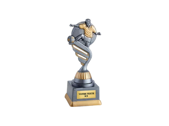 Trophee plastique football h 18 cm