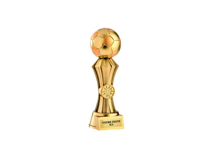 Trophee resine discipline or footba