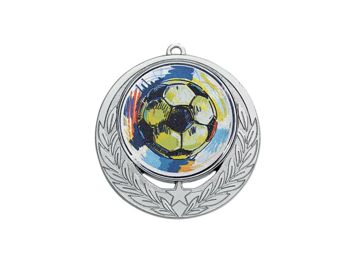 Medaille zamak diam70mm argent