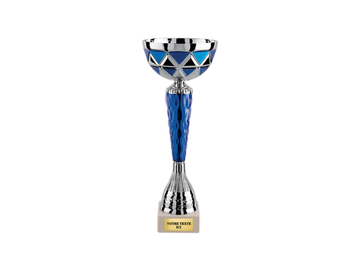 Coupe eco arg/bleu h 31cm d 120mm