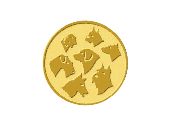 Pa 23 t?tes de chiens alu 50mm