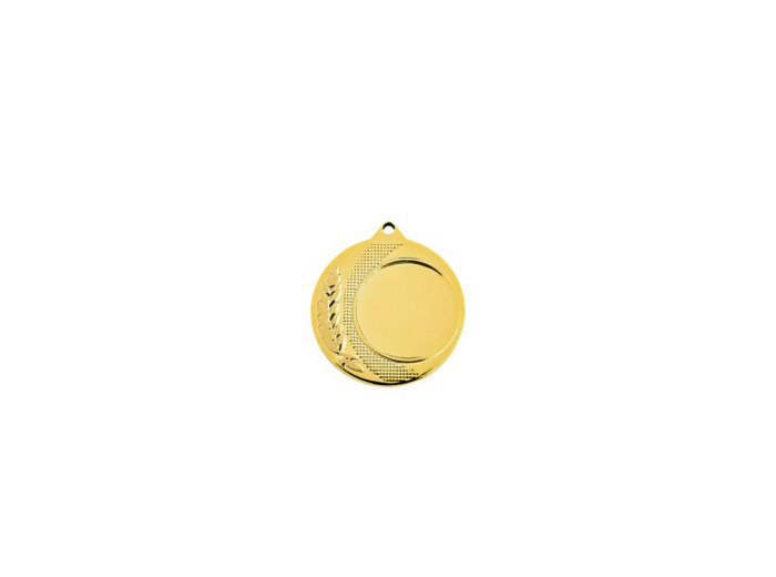Medaille porte-centre or diametre 4