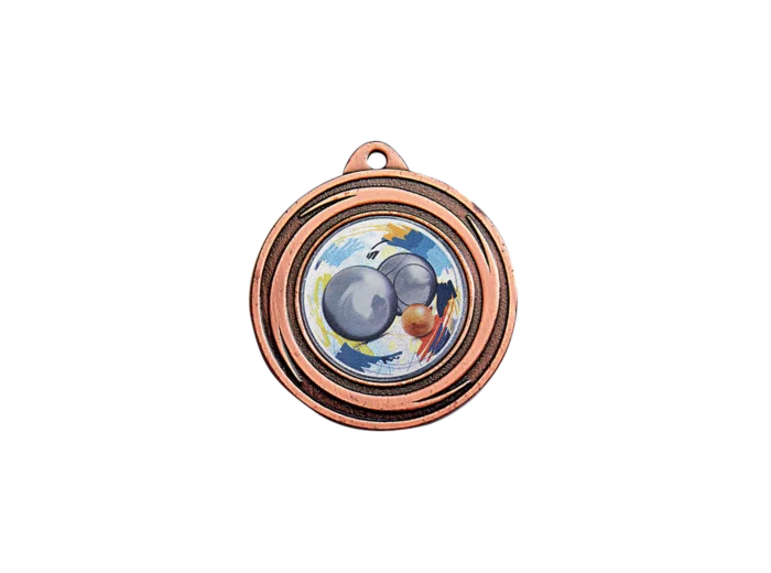 Medaille porte-centre fer bronze d 40 mm