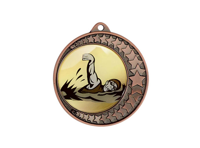Medaille zamak diam70mm bronze