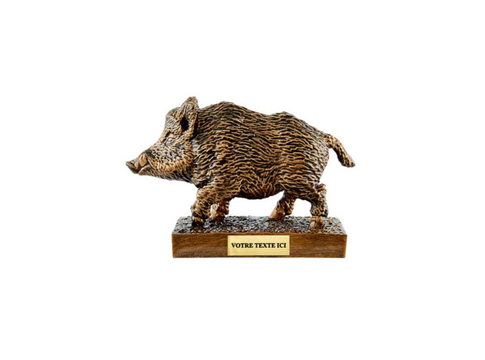 Resine sanglier h.23x15cm