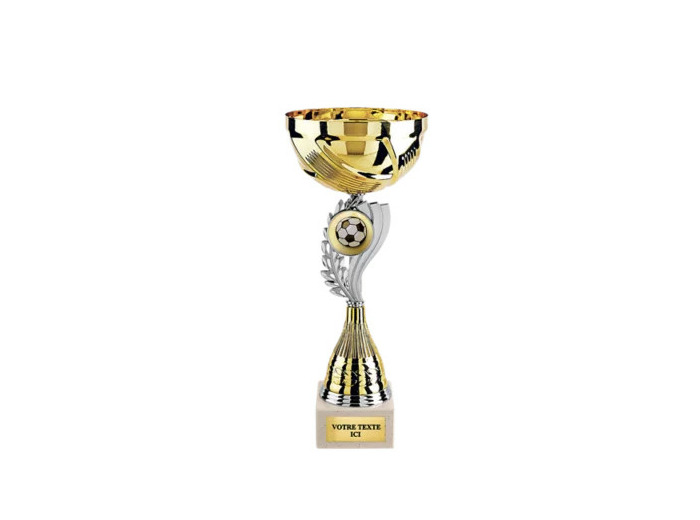 Coupe class or/arg h 37 cm d 160 mm