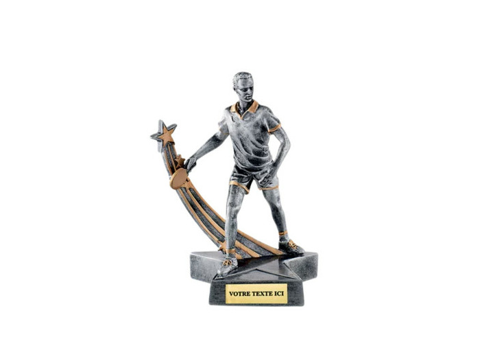 Trophee resine tdt homme h. 21 cm