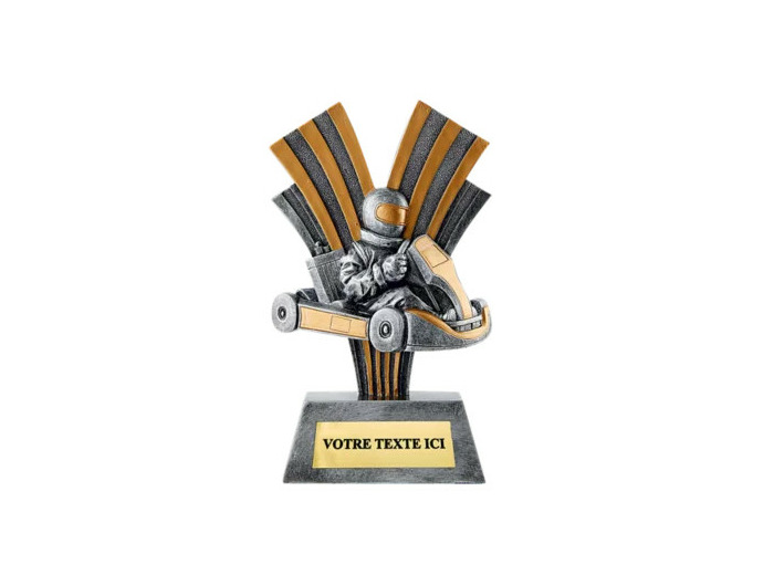 Resine karting h.16 cm