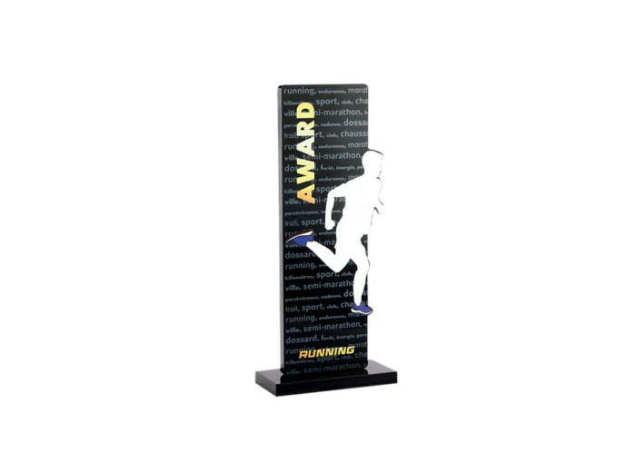 Trophee acrylique personnalisable n