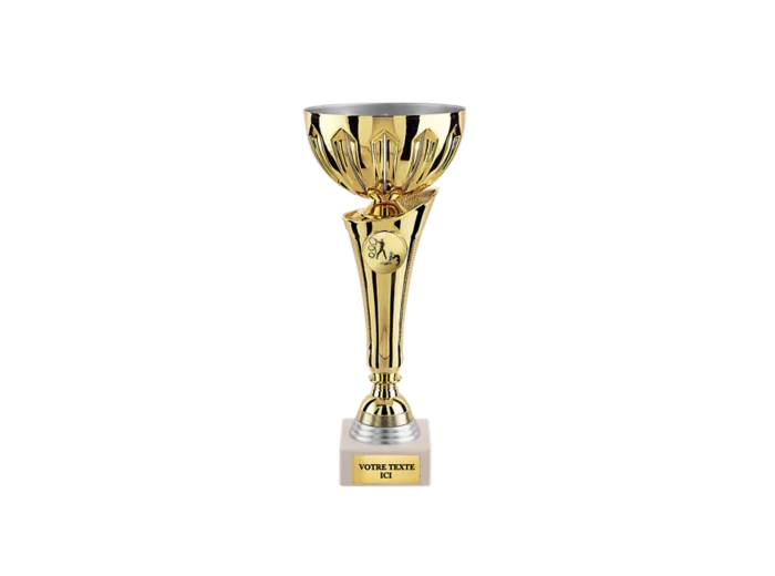 Coupe class or/arg m h 28cm d 120mm