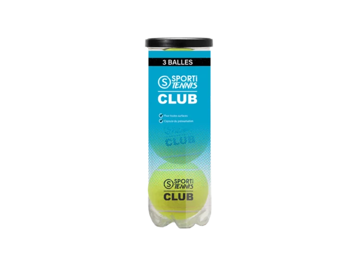 Tube de 3 balles de tennis