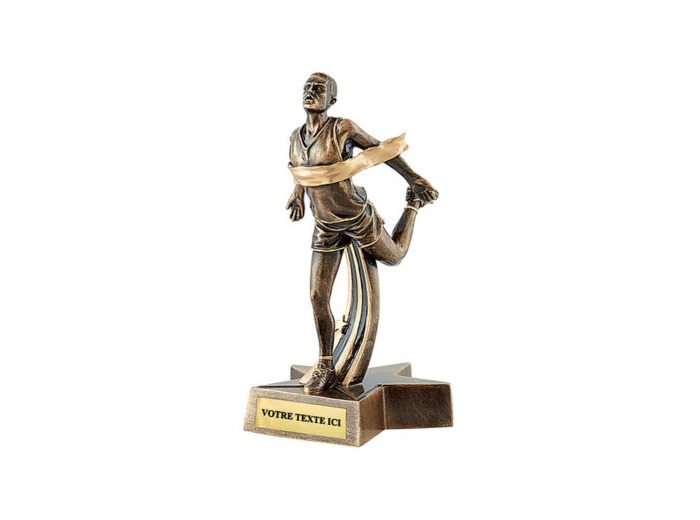 Trophee resine course homme h. 22 cm
