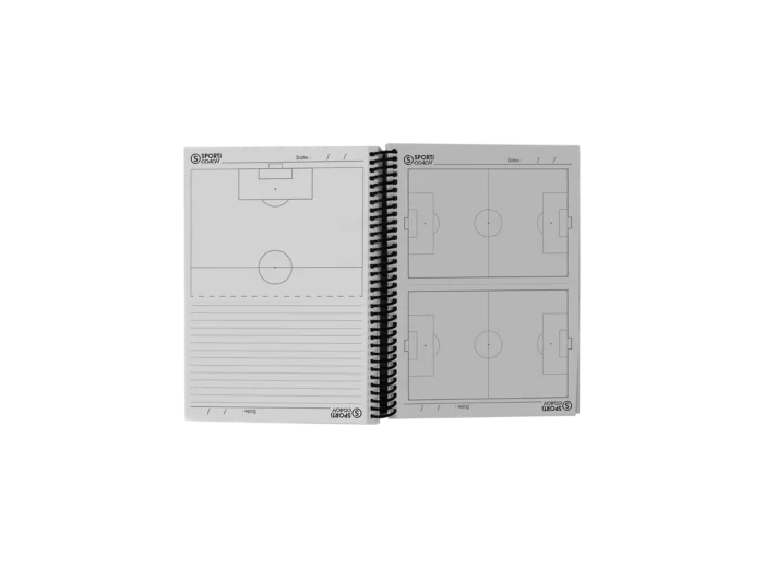Carnet coach football a spirales a5
