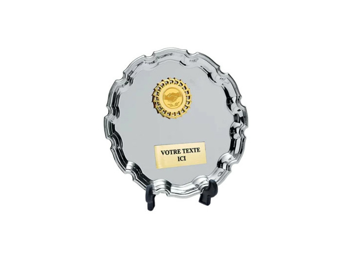 Assiette metal 17.5cm