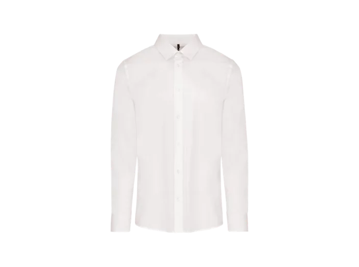 Chemise popeline manches longues