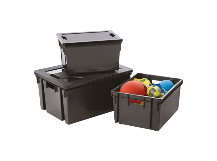 Bac de rangement 20 l avec couvercle