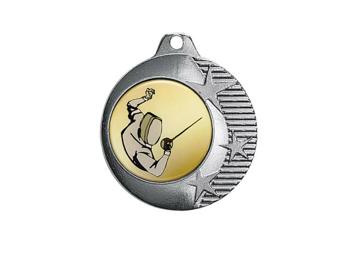 Medaille fer 40mm argent