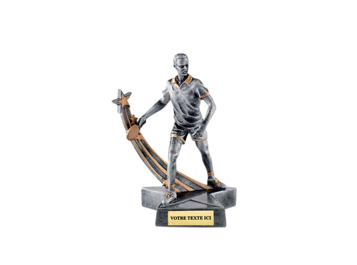 Trophee resine tdt homme h. 21 cm