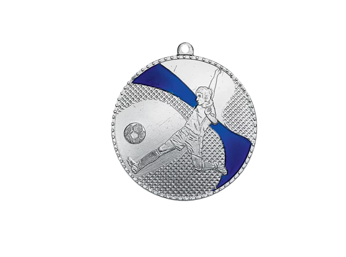 Medaille frappee fer foot 50mm