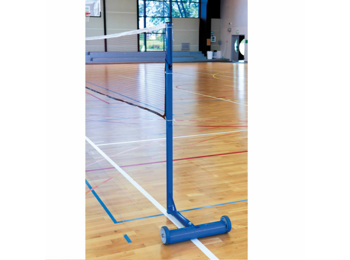 Paire de poteaux badminton scolaire