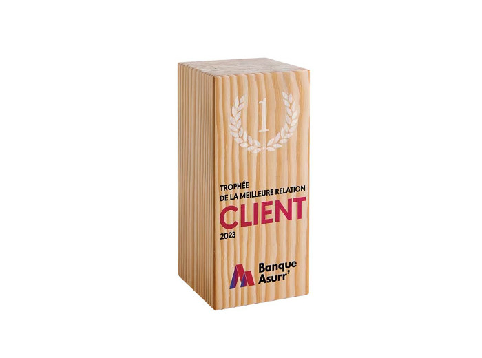 Trophee bois hauteur 150 cm