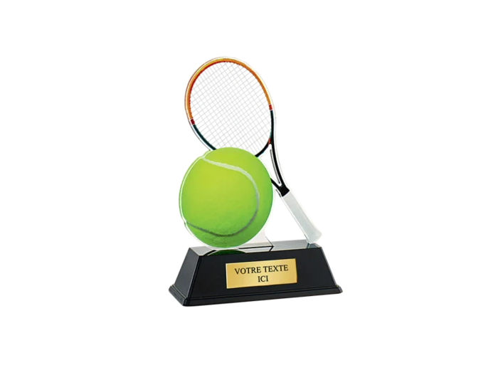 Trophee plexi tennis 16cm