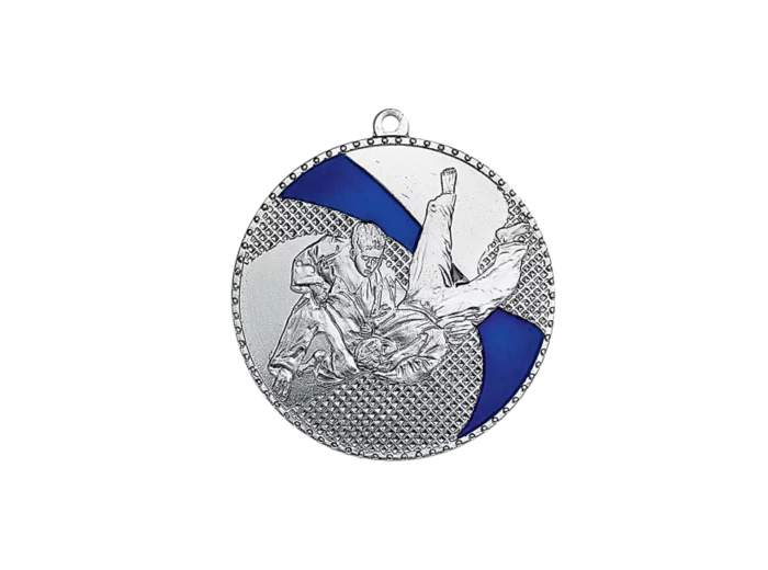 Medaille frappee fer judo 50mm