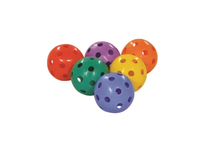 6 Balles De Couleur Unihockey Initiation