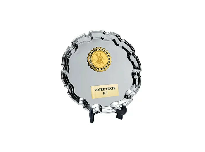 Assiette metal 25cm