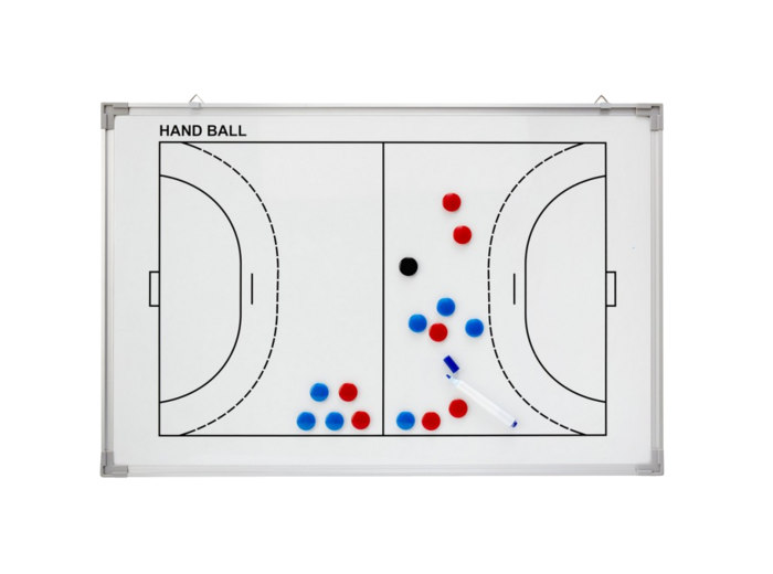 Tableau magnétique et effaçable handball
