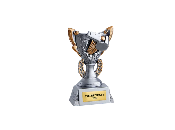 Trophee resine discip arbitre h 11cm