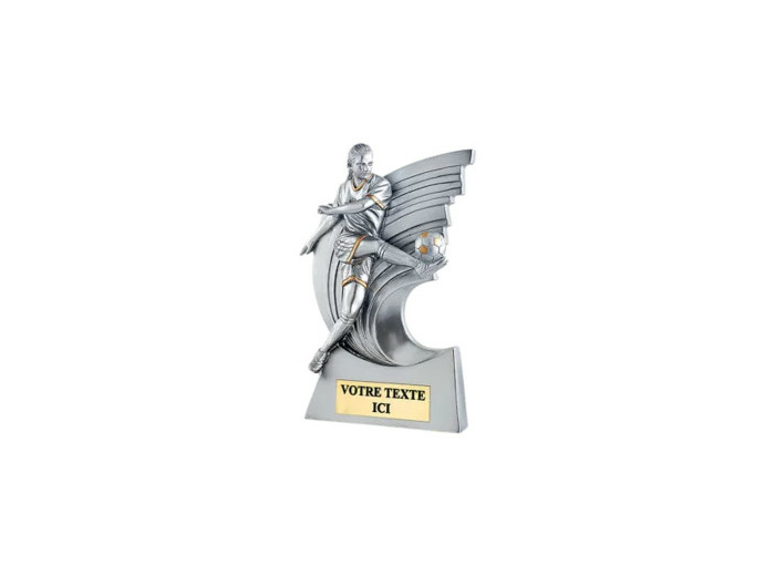 Trophee resine foot feminin 3d h.20cm