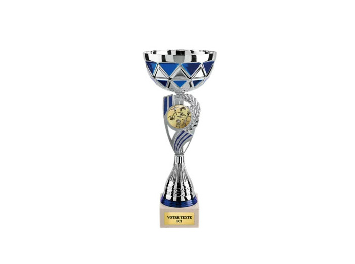 Coupe class arg/bleu h 39cm d 160mm