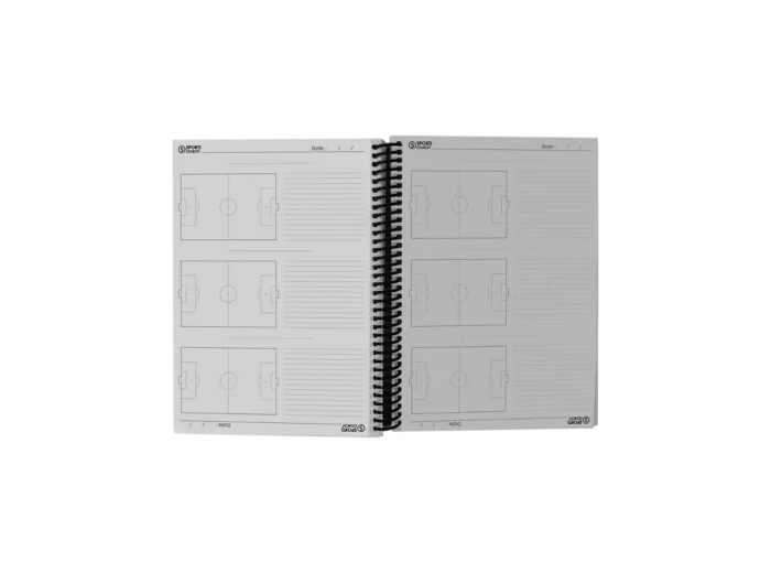 Carnet coach football a spirales a4