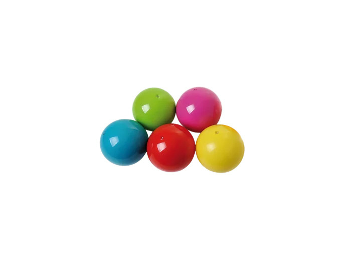 Lot de 5 ballons initiation 12cm