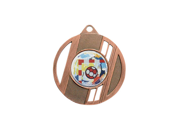 Medaille fer a trou diam50mm bronze