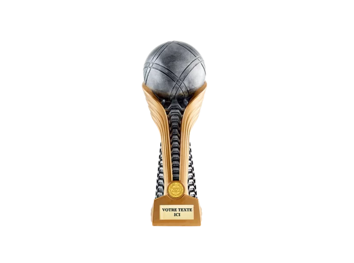 Trophee resine petanque h.33 cm