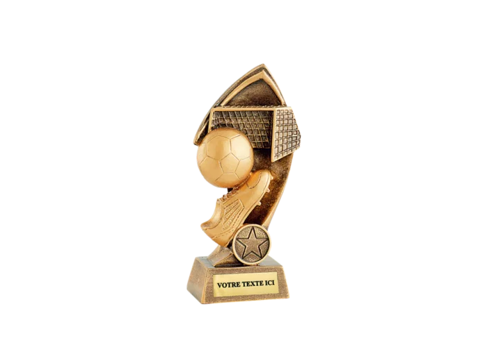 Trophee resine foot h.12cm