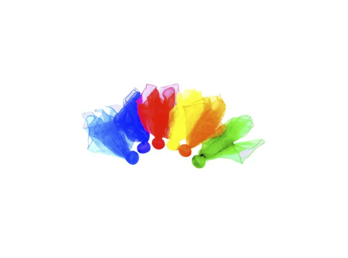 Lot de 6 balles foulard