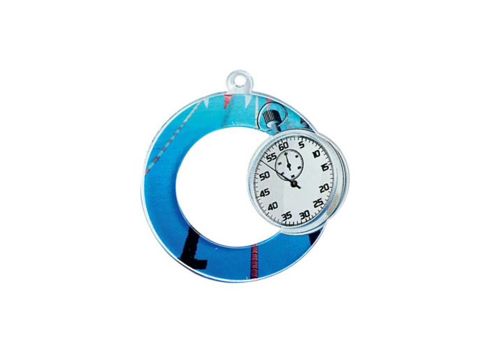 Medaille plexi diam50 natation