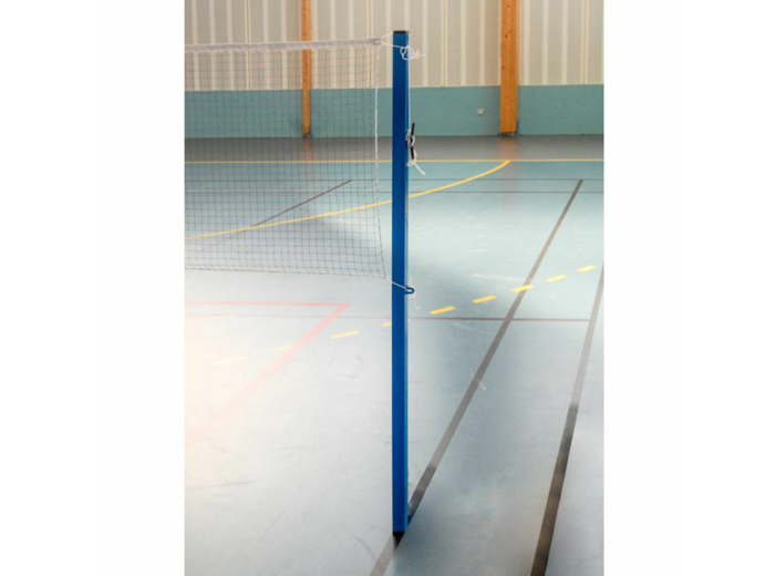 Paire de poteaux badminton compétition à sceller