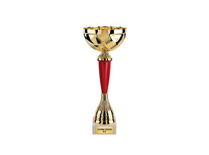 Coupe eco or/rouge h 30 cm d 120 mm
